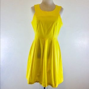 Blue Sand Yellow Dress